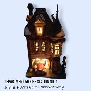 Dept 56 Fire Station No 1 - State Farm 65th Anniversary Edition 2000